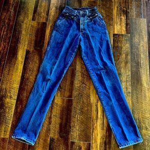 Authentic Rockies, size 3/4 blue jeans. Lightly worn